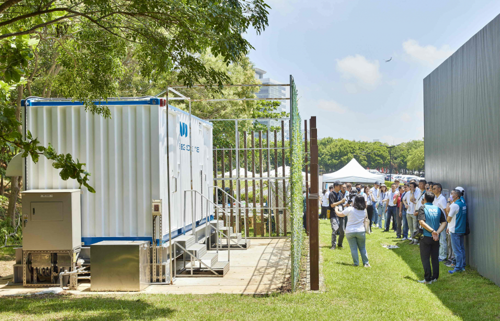 ks凯时·(中国区)官方网站西大墩窯文化館建置屋頂全綠電及儲能櫃，為兼具創能儲能的永續綠能場域